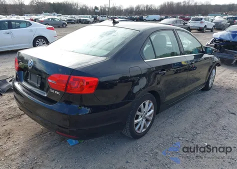 2011 Volkswagen Jetta 2.5L Sel z USA, uszkodzony, nr VIN 3VWLZ7AJ4BM331681